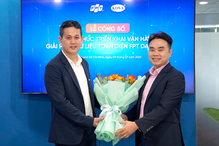 Le cong bo hoat dong golive du an Data Suite giua FPTx Kova 1
