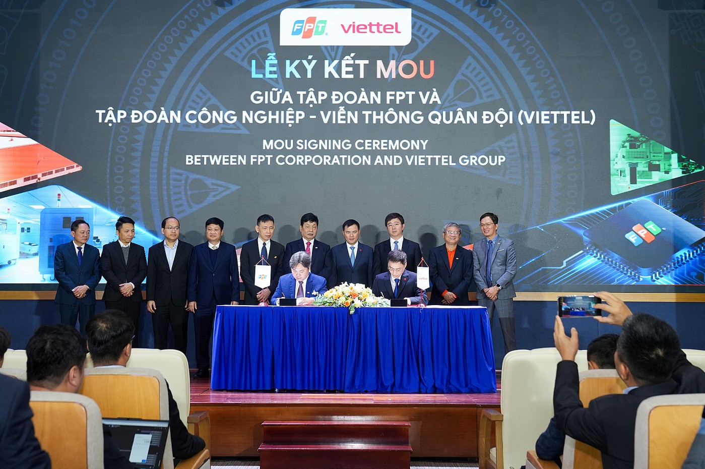 Tại sự kiện, FPT ký kết hàng loạt thỏa thuận với các đối tác công nghệ trong lĩnh vực bán dẫn tại Việt Nam và quốc tế, như hợp tác toàn diện với Viettel trong hoạt động xây dựng năng lực tự chủ về công nghệ bán dẫn.