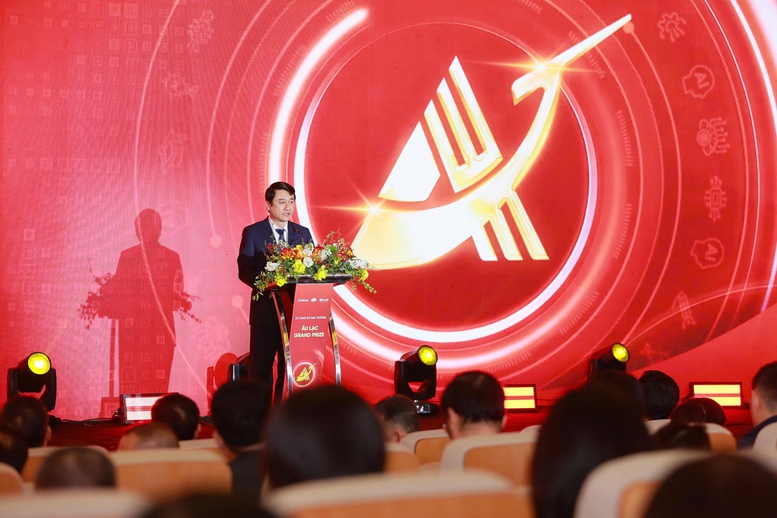 Thứ trưởng Bộ Ngoại giao Lê Anh Tuấn đánh giá cao việc các đơn vị tổ chức Giải thưởng Âu Lạc Grand Prize - Ảnh: VGP