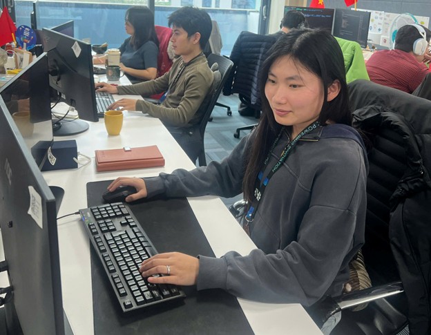 Kĩ sư Nguyễn Thị Ngân của FPT Smart Cloud